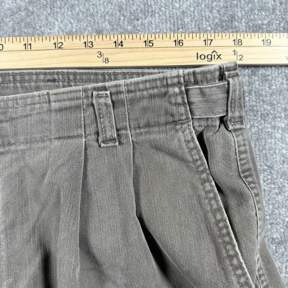 Vintage Levi's Dockers Shorts Men's 36 Brown Double Pleated USA Made - Picture 5 of 10